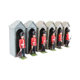 6 Sets- #329 Old Britains 1950's Lead Scots Guards with Sentry Boxes