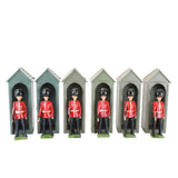 6 Sets- #329 Old Britains 1950's Lead Scots Guards with Sentry Boxes