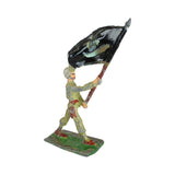 14 - Union of South Africa 30mm Lead Soldiers with Barb Wire Fence Piece