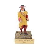 6 - Wood Block Mounted Toy Soldiers