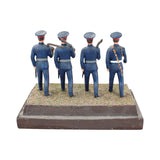 6 - Wood Block Mounted Toy Soldiers