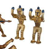 Very Scarce Set of 7 Die-Cast Metal Space Figures