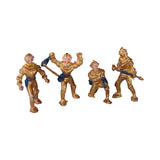 Very Scarce Set of 7 Die-Cast Metal Space Figures