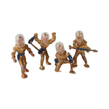 Very Scarce Set of 7 Die-Cast Metal Space Figures