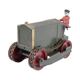 Rare 1919 Kinsbury Caterpillar Tractor With Driver & Fully Functional Crank Gear Drive