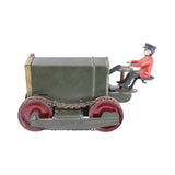Rare 1919 Kinsbury Caterpillar Tractor With Driver & Fully Functional Crank Gear Drive