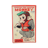 1950's Cragstan Crap Shooting Battery Operated Monkey With Original Box (Not-Working)