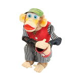 1950's Cragstan Crap Shooting Battery Operated Monkey With Original Box (Not-Working)
