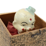 Antique Paper Mache & Wood Jack-In-The Box
