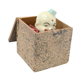 Antique Paper Mache & Wood Jack-In-The Box