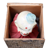 Antique Paper Mache & Wood Jack-In-The Box