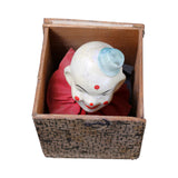 Antique Paper Mache & Wood Jack-In-The Box