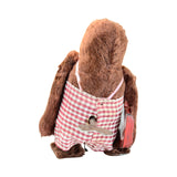 Occupied Japan Wind-Up Pipe Smoking Walking Monkey with Briefcase