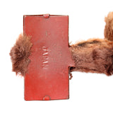 Occupied Japan Wind-Up Pipe Smoking Walking Monkey with Briefcase