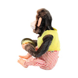 1950's Kuramochi & Co (Korea) Battery Operated Mechanical Monkey With Cymbals (Not-Working)
