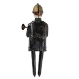 Antique Tin Wind-Up Walking Constable or Soldier (Germany, Likely Guntherman)