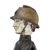 Antique Tin Wind-Up Walking Constable or Soldier (Germany, Likely Guntherman)