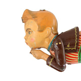 Rare German Lineol Tin Litho Max 709 Climbing Man