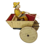 1940’s Marx Tin Litho Wind-Up  Balky Donkey Cart