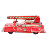 Vintage Late 1950’s Japanese Battery Ladder Firetruck