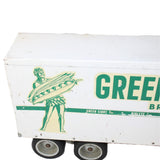 1956 Vintage Tonka Green Giant Semi With Trailer