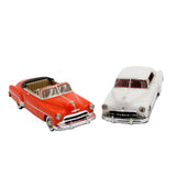 Two Beautiful Record M.R.F. Resin Cars - 1952 Catalina Convertible & Chevrolet Hardtop With Boxes