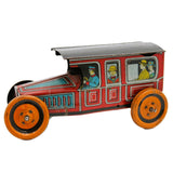 Chein & Co 1920’s Tin Litho Chaufferuered Touring Car (Wind-Up Mechanism Missing)