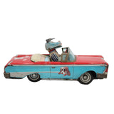 1958 Happy Pup Ford Fairlane Friction Car With Large Tin Litho Dog Driver