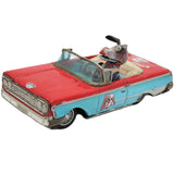 1958 Happy Pup Ford Fairlane Friction Car With Large Tin Litho Dog Driver