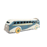 1930’s Arcade Cast Iron Greyhound Lines Bus With Nickel Front & Rear Grill