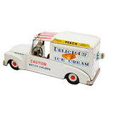 1950’s Linemar Delicious Ice Cream Truck With Ringing Bell & Friction Drive (Japanese)