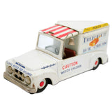 1950’s Linemar Delicious Ice Cream Truck With Ringing Bell & Friction Drive (Japanese)