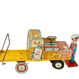 1950’s Unique Art Tin Litho Wind-Up U.S. Mail Truck