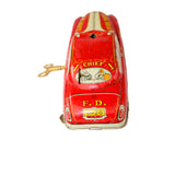 Vintage 11” Marx Tin Litho Wind-Up Fire Chief Car No. 1