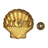 Very Rare 1930's Shell Oil Attendants Hat Badge Tinder With Box