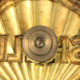 Very Rare 1930's Shell Oil Attendants Hat Badge Tinder With Box