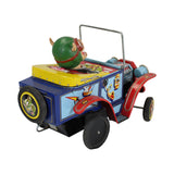 1960's Marx Tin Nutty Mad Drincar Battery Powered Hot Rod (Non-Working)