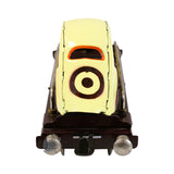 Spanish Paya Tin Car on Railroad Flatbed Train Car