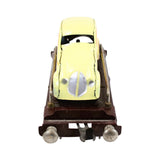 Spanish Paya Tin Car on Railroad Flatbed Train Car