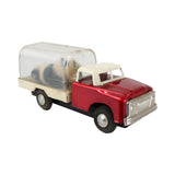 1970's Chinese Made Friction Truck with Panda in Clear Plastic Cargo Hold