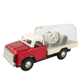 1970's Chinese Made Friction Truck with Panda in Clear Plastic Cargo Hold