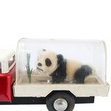 1970's Chinese Made Friction Truck with Panda in Clear Plastic Cargo Hold