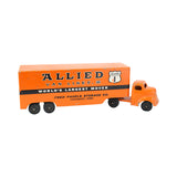 Early 1950's Ralstoy Die Cast Allied Van Line Moving Truck & Tractor