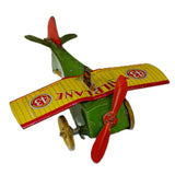 1920’s Ferdinand Strauss Tin Wind-Up Mail Plane