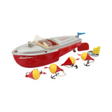 Early 1950's Schuco Elecktro-Ingenico Delfino 5411 Deluxe Boat Kit With Box