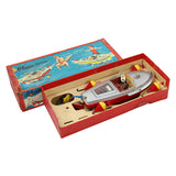 Early 1950's Schuco Elecktro-Ingenico Delfino 5411 Deluxe Boat Kit With Box