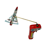 Vintage T.N. Nomura (Cragstan) Battery Operated Circus Jet with Trigger Controller & Box