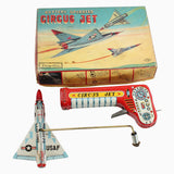 Vintage T.N. Nomura (Cragstan) Battery Operated Circus Jet with Trigger Controller & Box