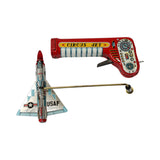 Vintage T.N. Nomura (Cragstan) Battery Operated Circus Jet with Trigger Controller & Box