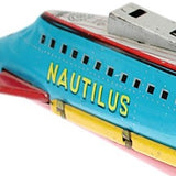 Nomura Japan Nautilus Tin Litho Friction Submarine